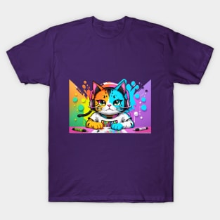 🐱😺 Introducing the most adorable cat decal t-shirt on the market! 😻🌟 T-Shirt